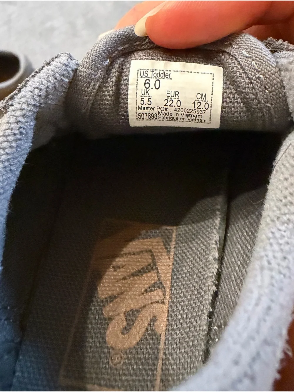 Vans classic kids